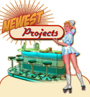 Zu den neuesten Projekten von American-Warehouse Diner-Theke und Rollergirl