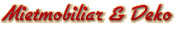 Dinerm�bel zur Miete