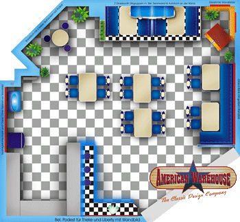 American Warehouse 3D Entwurf