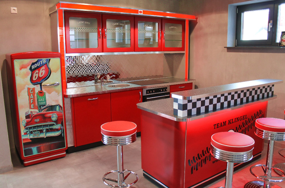 Classic Diner Küche im Route 66 Style | American WarehouseAmerican