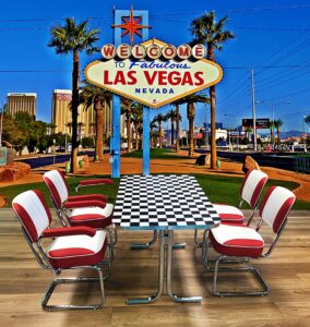 Dinerstuhl-Dinertisch